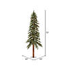 Vickerman 6' Natural Alpine Christmas Tree with Multi-Colored Lights Image 2