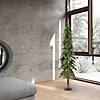 Vickerman 6' Natural Alpine Tree with Warm White Lights Image 2