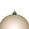 Vickerman 6" Oat Shiny Ball Ornament, 4 per Bag Image 3