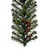 Vickerman 6' Proper 14" Berry MiPropered Pine Cone Artificial Pre-Lit Garland, Battery Operated LED Warm White Lights Image 3