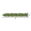 Vickerman 6' Proper 15" Boulder Pine Artificial Christmas Garland, Unlit Image 1
