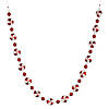 Vickerman 6' Red-White Candy Christmas Garland Image 1