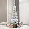 Vickerman 6' Sparkle White Spruce Pencil Christmas Tree with Warm White LED Lights Image 2