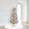 Vickerman 6' Vintage Aluminum Artificial Christmas Tree, Warm White  LED Wide Angle  Lights Image 1