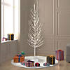Vickerman 6' White Artificial Christmas Tree, Warm White LED Lights Image 1