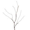 Vickerman 6' White Birch Twig Garland, Battery Operated Warm White 3mm Wide Angle LED lights. Image 2