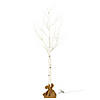 Vickerman 6' White Birch Twig Tree, Warm White 3mm Wide Angle LED lights. Image 1