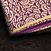 Vickerman 60" Baroque Collection Cotton Velvet Purple Christmas Tree Skirt Image 1