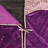 Vickerman 60" Baroque Collection Cotton Velvet Purple Christmas Tree Skirt Image 2