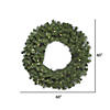 Vickerman 60" Douglas Fir Artificial Christmas Wreath, Warm White LED Lights Image 1