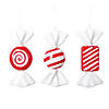 Vickerman 7.5"-8" Red Candy Ornament Assortment, 3 per bag. Image 1