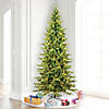 Vickerman 7.5' Balsam Spruce Slim Artificial Christmas Tree, Warm White LED Lights Image 2