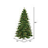 Vickerman 7.5' Camdon Fir Artificial Christmas Tree, Multi-Colored Dura-lit Lights Image 1