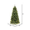 Vickerman 7.5' Cashmere Slim Christmas Tree - Unlit Image 2