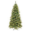 Vickerman 7.5' Cashmere Slim Christmas Tree with Warm White LED Lights Image 1