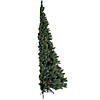 Vickerman 7.5' Chapel Pine Artificial Christmas Half Tree, Multi-colored Dura-Lit LED lights Image 2