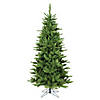 Vickerman 7.5' Durango Spruce Slim Artificial Christmas Tree, Unlit Image 1
