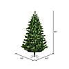Vickerman 7.5' Elkin Mixed Pine Artificial Christmas Tree, Unlit Image 1