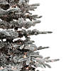 Vickerman 7.5' Flocked Arctic Fir Artificial Christmas Tree, RGB Color Changing  LED Lights Image 3