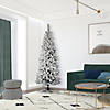 Vickerman 7.5' Flocked Pacific Christmas Tree - Unlit Image 3