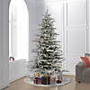 Vickerman 7.5' Flocked Sierra Fir Christmas Tree with Warm White LED Lights Image 2