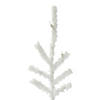 Vickerman 7.5&#39; Flocked Twig Christmas Tree - Unlit Image 1