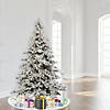 Vickerman 7.5' Flocked Utica Fir Christmas Tree with Warm White LED Lights Image 3