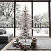 Vickerman 7.5' Flocked Yukon Display Artificial Christmas Tree, Unlit Image 4