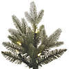 Vickerman 7.5' Frosted Balsam Fir Christmas Tree with Warm White LED Lights Image 1