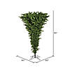 Vickerman 7.5' Green Upside Down Christmas Tree - Unlit Image 2