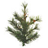 Vickerman 7.5' Mixed Country Pine Slim Christmas Tree with Clear Lights Image 1