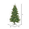 Vickerman 7.5' Mixed Country Pine Slim Christmas Tree Image 2