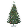 Vickerman 7.5' Norway Pine Artificial Christmas Tree with Multi-Colored LED Lights Image 1