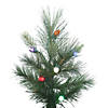 Vickerman 7.5' Norway Pine Artificial Christmas Tree with Multi-Colored LED Lights Image 1