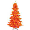 Vickerman 7.5' Orange Fir Artificial Christmas Tree, Unlit Image 1