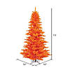Vickerman 7.5' Orange Fir Artificial Christmas Tree, Unlit Image 2