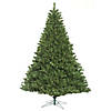 Vickerman 7.5' Oregon Fir Artificial Christmas Tree, Wide Angle Single Mold Warm White LED Lights Image 1
