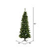 Vickerman 7.5' Salem Pencil Pine Artificial Christmas Tree, Clear Dura-lit Lights Image 3