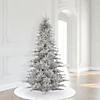Vickerman 7.5' Silver Tinsel Fir Christmas Tree - Unlit Image 2