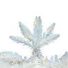 Vickerman 7.5' Sparkle White Spruce Pencil Artificial Christmas Tree, Warm White LED Lights Image 1