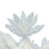 Vickerman 7.5' Sparkle White Spruce Pencil Christmas Tree - Unlit Image 1