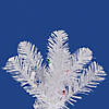 Vickerman 7.5' White Salem Pencil Pine Artificial Christmas Tree, Multi-colored Dura-lit Incandescent Lights Image 2