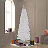 Vickerman 7.5' White Salem Pencil Pine Christmas Tree with Clear Lights Image 4
