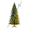 Vickerman 7.5' x 44" Brighton Pine Artificial Christmas Tree, 3mm LED Color Changing Lights Image 1