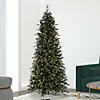 Vickerman 7.5' x 44" Douglas Fir Fir Artificial Slim Pre-Lit Christmas Tree, Warm White 3mm Low Voltage LED Wide Angle Lights. Image 1