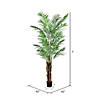 Vickerman 7' Artificial Potted Giant Areca Palm Tree Image 2