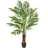 Vickerman 7' Artificial Potted Giant Areca Palm Tree Image 4