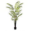Vickerman 7' Artificial Potted Leather Fern Image 1