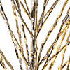 Vickerman 7' Champagne Artificial Christmas Tree, Warm White LED Lights Image 1