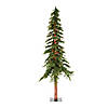Vickerman 7' Natural Alpine Artificial Christmas Tree, Multi-colored LED Lights Image 1